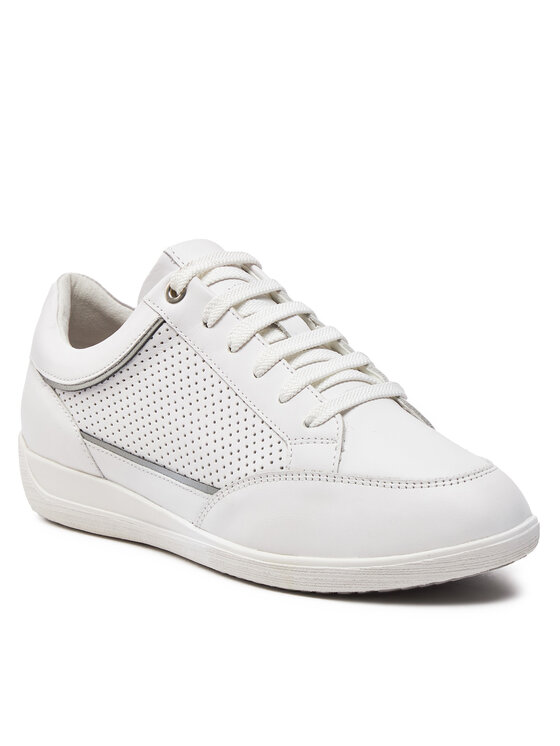 Geox Geox Sneakersy D Myria D4568C 00085 C1000 Biały