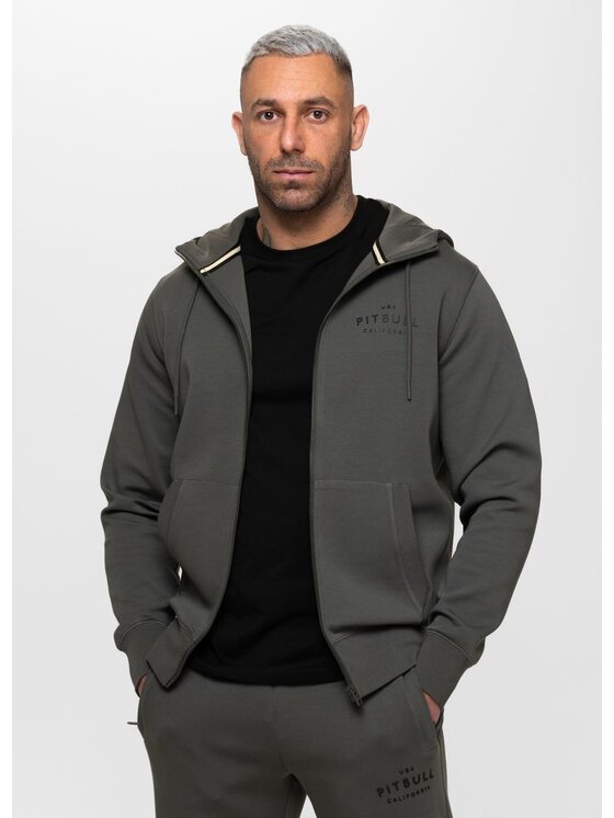 PITBULL PITBULL Bluza SAMPSON Zielony Regular Fit