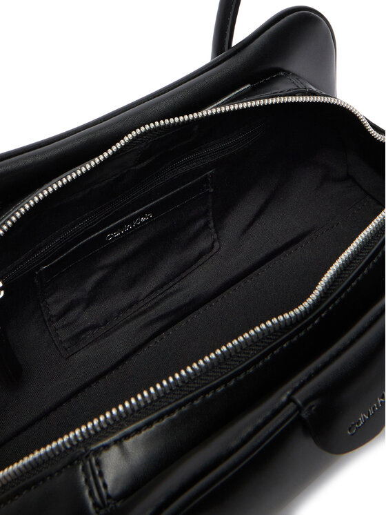 Calvin Klein Calvin Klein Geantă Emblem Trio Shoulder Bag LV04F3369G Negru