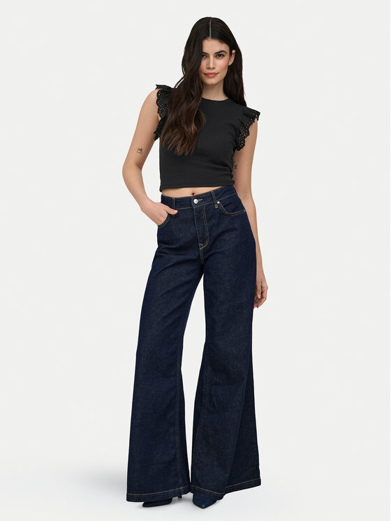 ONLY ONLY Top Mathilda 15308890 Černá Regular Fit