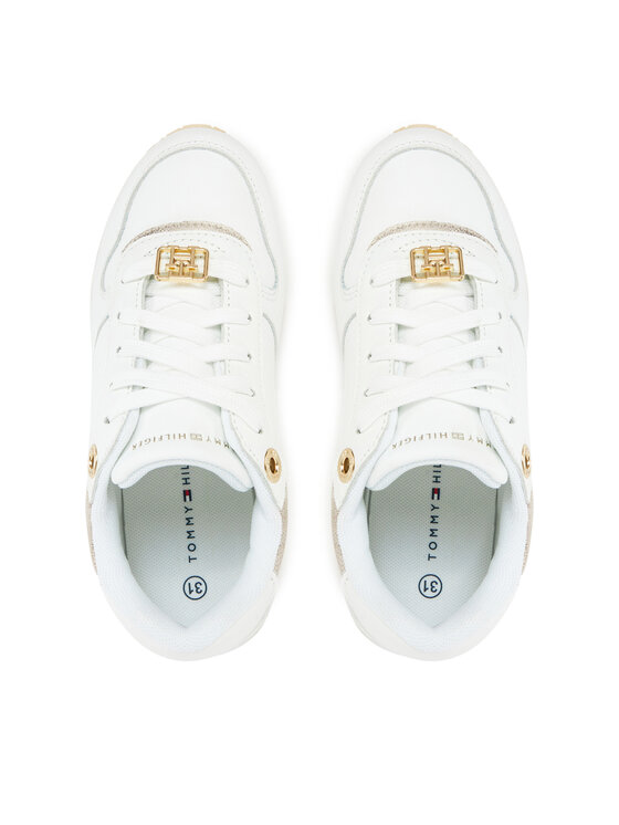 Tommy Hilfiger Tommy Hilfiger Tenisice Low Cut Lace-Up Sneaker T3A9-33765-1355 M Bijela