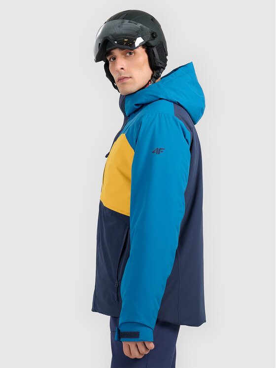 4F 4F Kurtka narciarska SKIWEAR Turkusowy Regular Fit