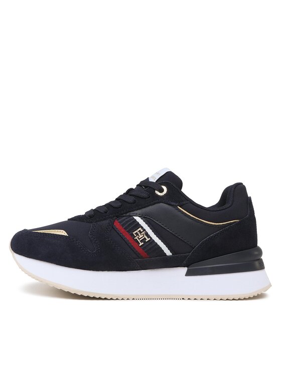 Tommy Hilfiger Tommy Hilfiger Tenisice Corp Webbing Runner FW0FW07383 Tamnoplava