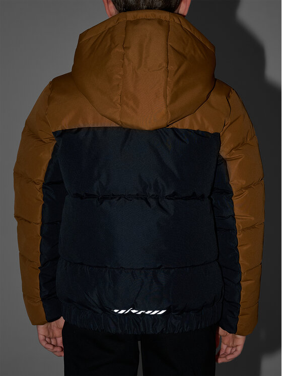 4F 4F Kurtka puchowa 4FJWAW26TDJAM0915-82S Brązowy Regular Fit