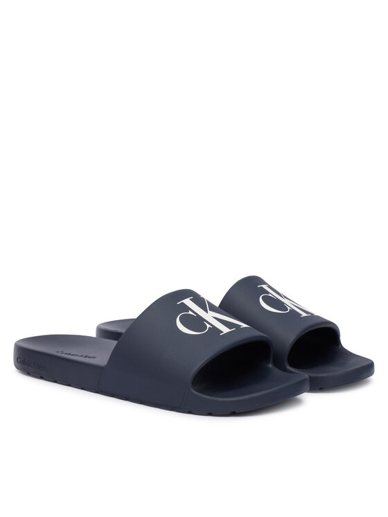 Calvin Klein Calvin Klein Şlapi 3 Slide Molded Eva HM0HM02335 Bleumarin
