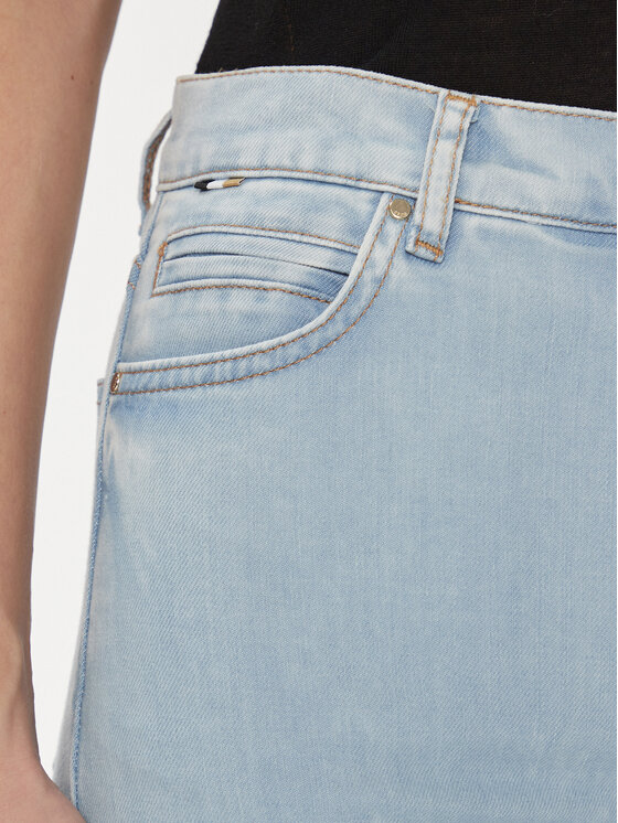BOSS Boss Jeans hlače Marlene Hr 3.0 50512564 Modra Regular Fit