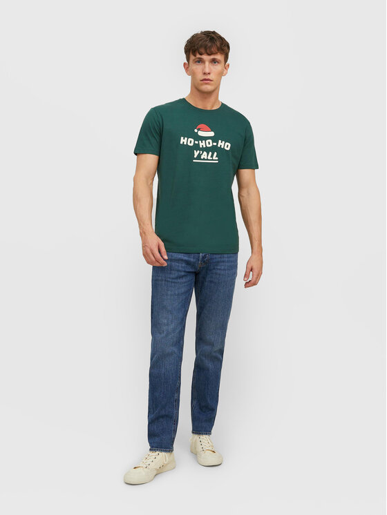 T-shirt Elfen 12221421 Verde Regular Fit