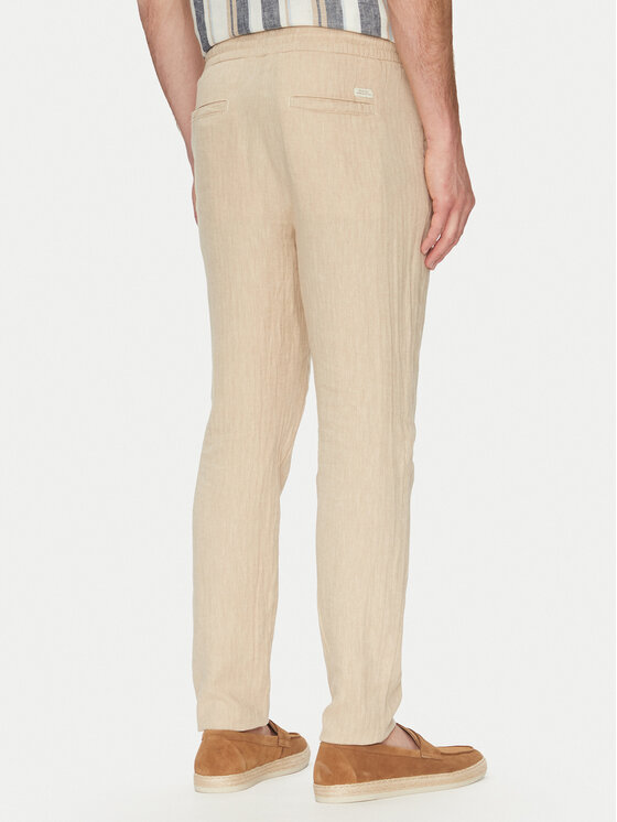 Blend Blend Spodnie materiałowe 20718008 Beżowy Regular Fit