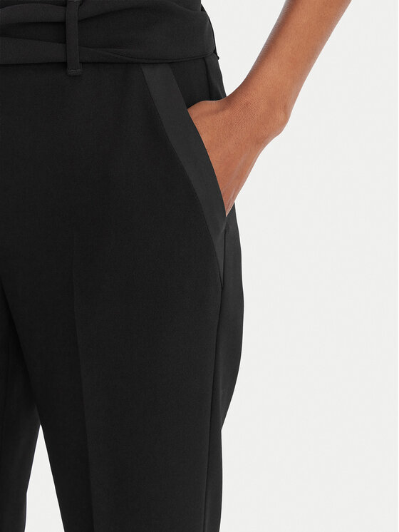 Marella Marella Chino Elica 2613131063 Crna Slim Fit