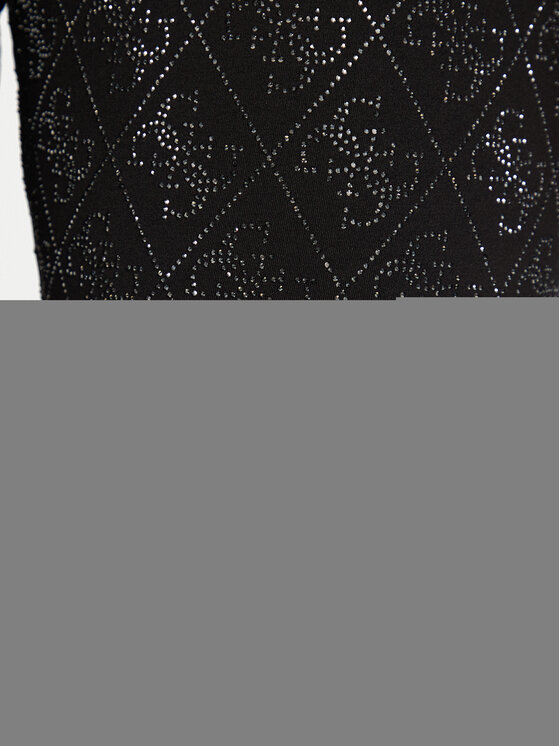 Guess Guess Colanți W5BB73 K7182 Negru Slim Fit