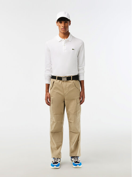 Lacoste Lacoste Polo marškinėliai PH4013 Balta Regular Fit