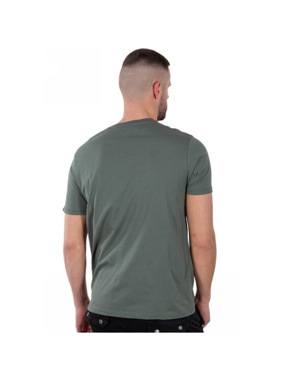 Alpha Industries Alpha Industries T-Shirt AI.100501-432-5XL Zielony Basic Fit