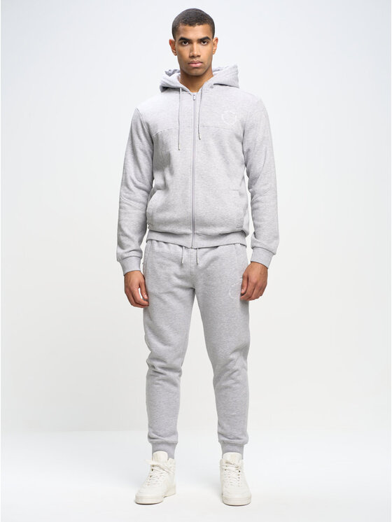 BIG STAR BIG STAR Bluza ajron_901 Szary Basic Fit