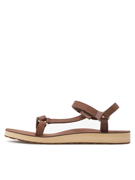 Teva Teva Sandály Original Universal Slim Lea 1151031 Hnědá