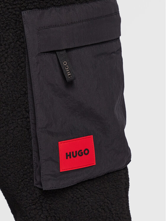 HUGO Hugo Dressipüksid Duzu 50475869 Must Relaxed Fit