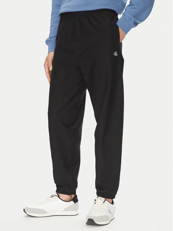 Calvin Klein Jeans Calvin Klein Jeans Teplákové kalhoty Premium LV04RC279G Černá Regular Fit