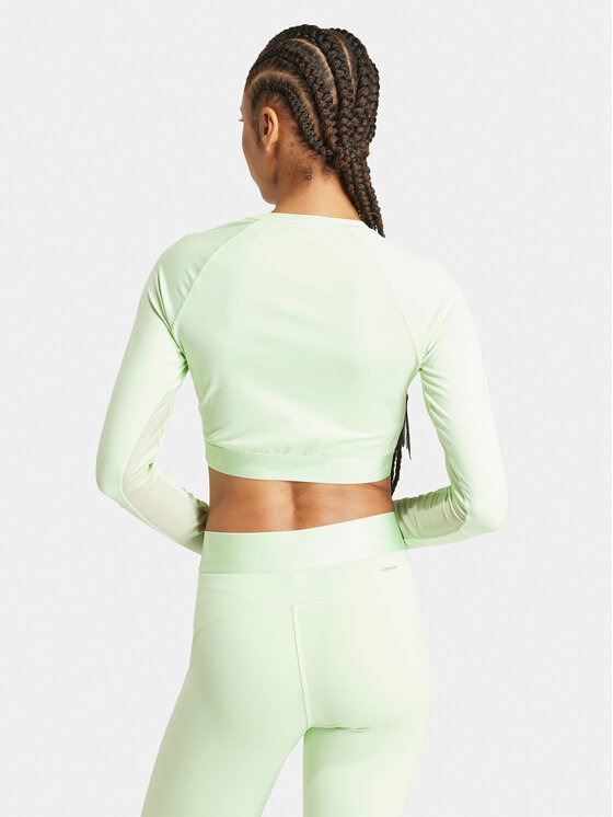 adidas adidas Funkční tričko Hyperglam Training IN6776 Zelená Slim Fit
