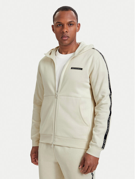 EA7 Emporio Armani EA7 Emporio Armani Mikina 7M002197 AF10377 U1079 Světle béžová Regular Fit