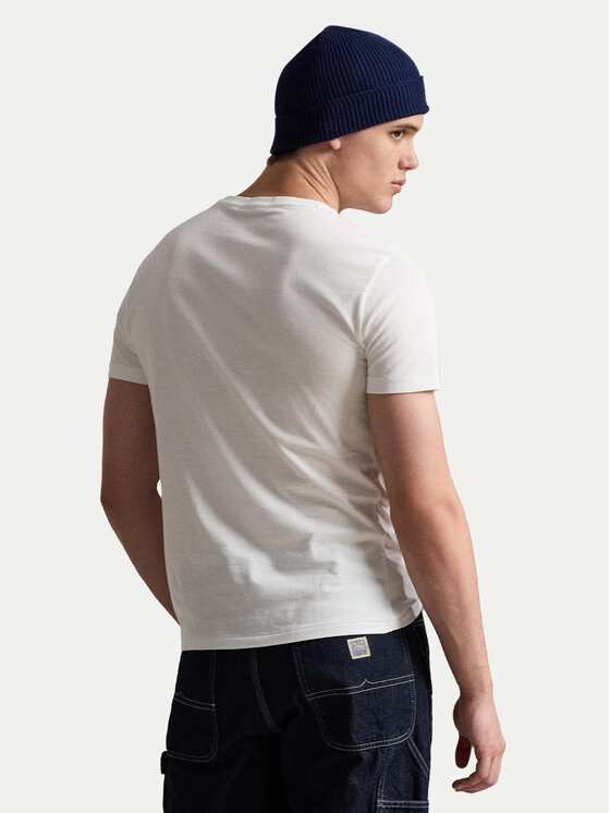 Polo Ralph Lauren Polo Ralph Lauren T-Shirt 710P07343001 Λευκό Regular Fit