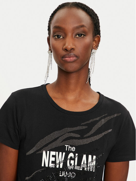 Liu Jo Liu Jo T-Shirt TF4205 JS923 Μαύρο Regular Fit