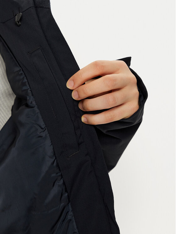 4F 4F Лижна куртка 4FWAW24TTJAF593 Чорний Regular Fit