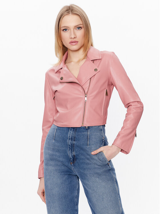 TWINSET TWINSET Куртка зі штучної шкіри 231TP262A Рожевий Regular Fit