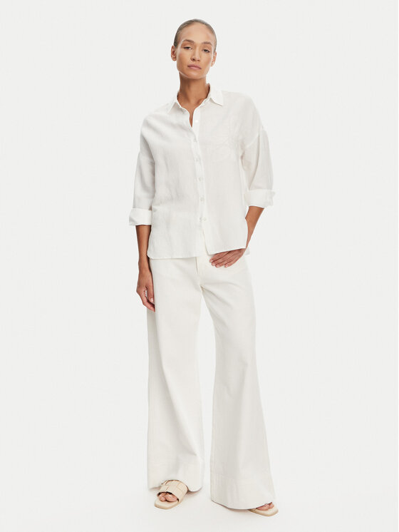 Tatuum Tatuum Πουκάμισο Jenna T2504.083 Λευκό Relaxed Fit