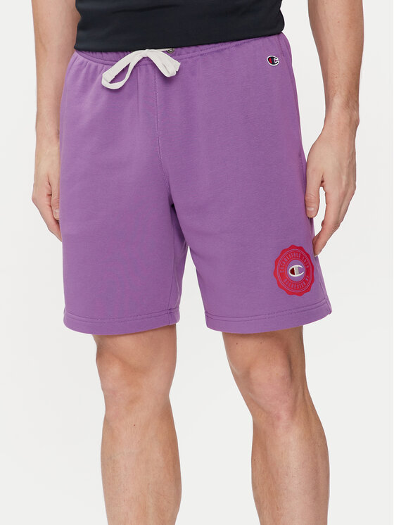Champion Champion Pantaloni scurți sport 219850 Violet Comfort Fit