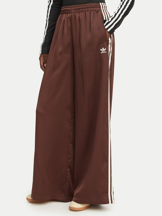 adidas adidas Sporta bikses adicolor Satin KD2541 Brūns Wide Leg