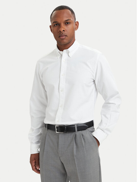 BOSS Cămașă H-Liam 50566988 Alb Regular Fit