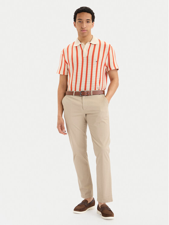 Tommy Hilfiger Tommy Hilfiger Polo majica MW0MW42770 Kremna Regular Fit