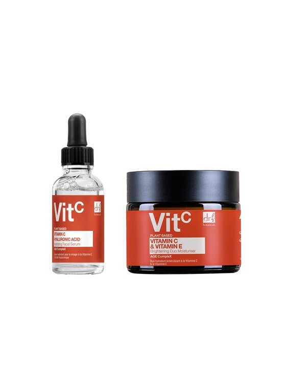 Dr Botanicals Dr Botanicals Serum z witaminą C i kwasem hialuronowym i krem z witaminą C i E 60 ml Serum