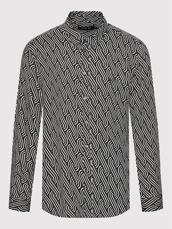 Rage Age Rage Age Košulja Deacon Crna Regular Fit
