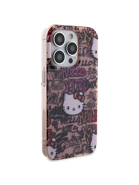 Hello Kitty Hello Kitty Etui na telefon iPhone 14 Pro Max Różowy