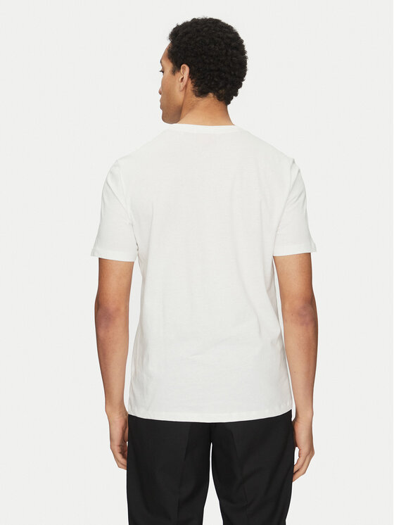 HUGO HUGO T-shirt Dischach 50532918 Bianco Regular Fit