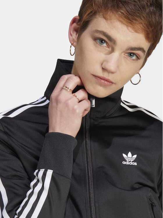 adidas adidas Bluză adicolor Classics Firebird IL8764 Negru Regular Fit