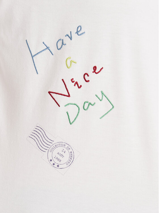 Weekend Max Mara Weekend Max Mara T-shirt Acline 2525976051 Bianco Regular Fit