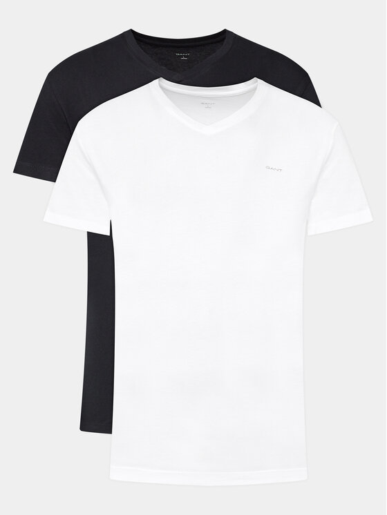 Gant Set 2 tricouri 900002018 Colorat Regular Fit