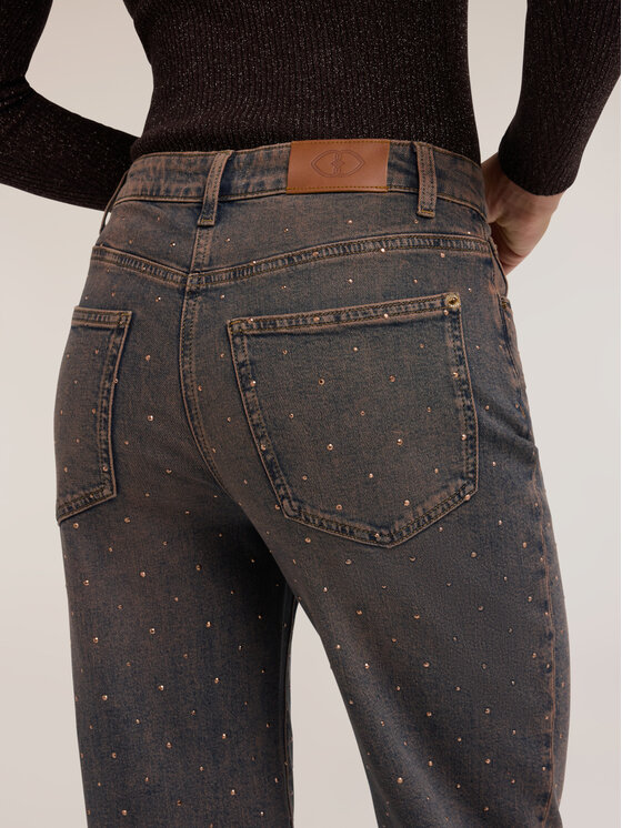 Motivi Motivi Jeans P431Q004877N022 Marrone Flare Fit