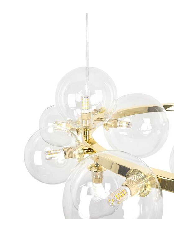 MIAhome MIAhome Lampa wisząca ALURE 85 złota Złoty