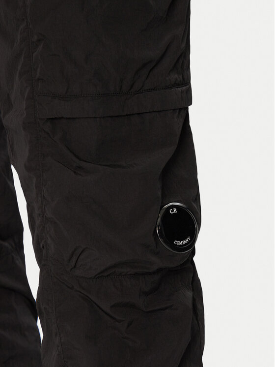 C.P. Company C.P. Company Szövet nadrág 18CMPA063A005904G Fekete Regular Fit