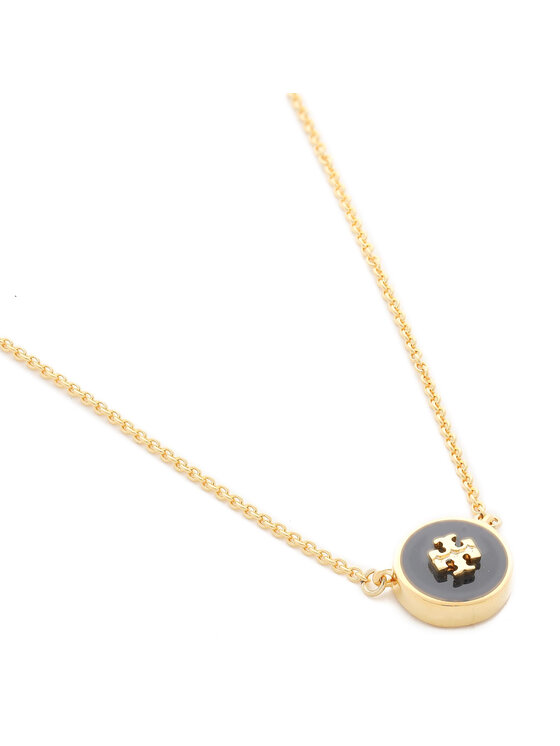 Tory Burch Tory Burch Намисто Kira Enamel Pendant Necklace 64936 Золотий