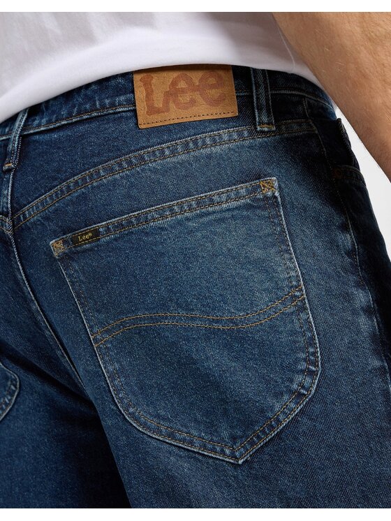 Lee Lee Jeansy Rider Niebieski Slim Fit