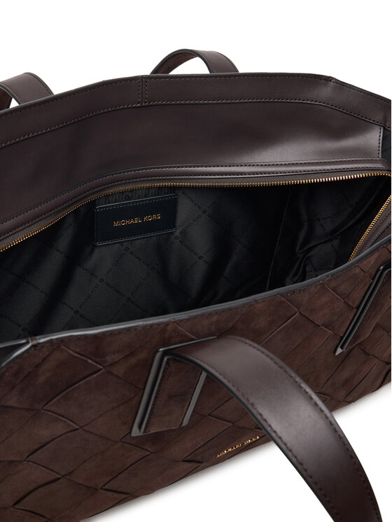 MICHAEL Michael Kors MICHAEL Michael Kors Kabelka Hudson 33F6GHDT3X Tmavě hnědá