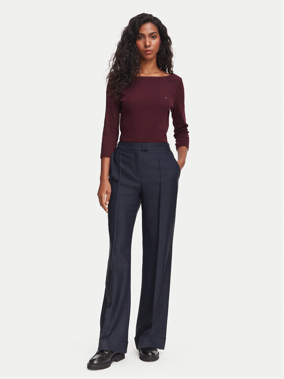 Tommy Hilfiger Tommy Hilfiger Bluză Cody WW0WW49928 Vișiniu Regular Fit