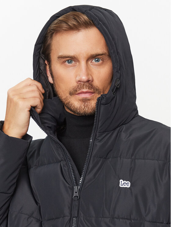 Lee Lee Kurtka zimowa 112341646 Czarny Regular Fit