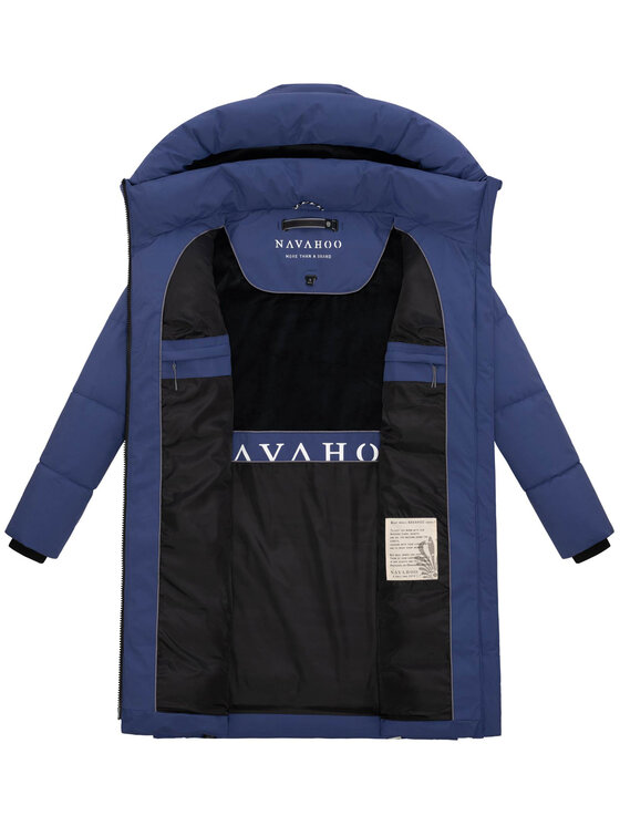Navahoo Navahoo Kurtka zimowa Mondnebel Niebieski Regular Fit