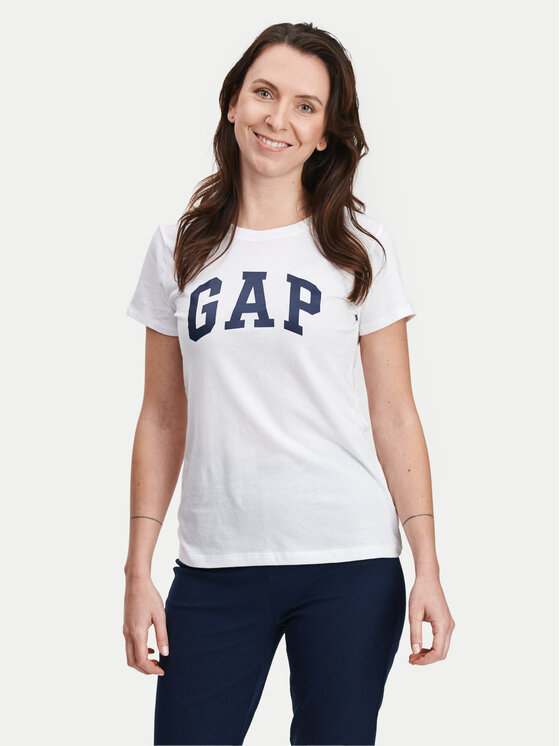 Gap T-krekls 268820-06 Balts Regular Fit