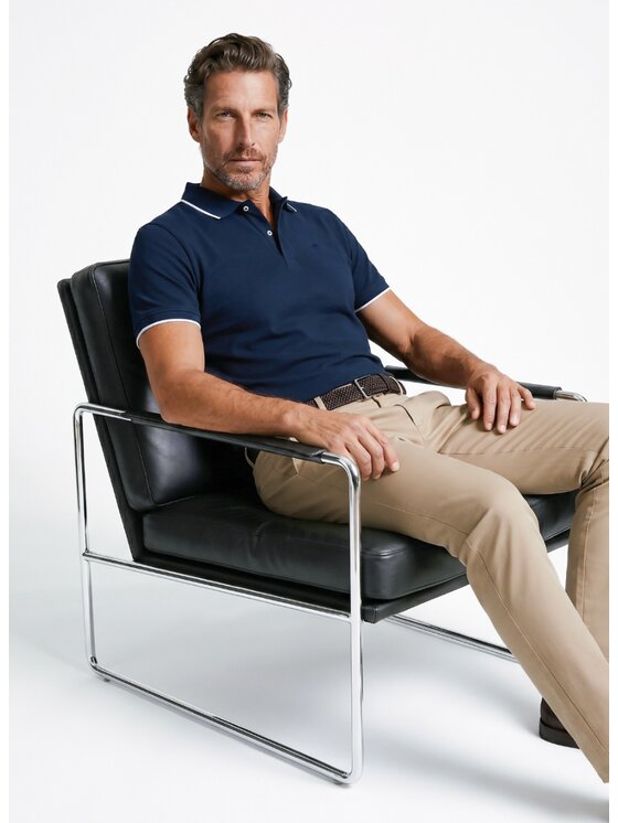 Pako Lorente Pako Lorente Polo P26WF-TX-002 Granatowy Classic Fit