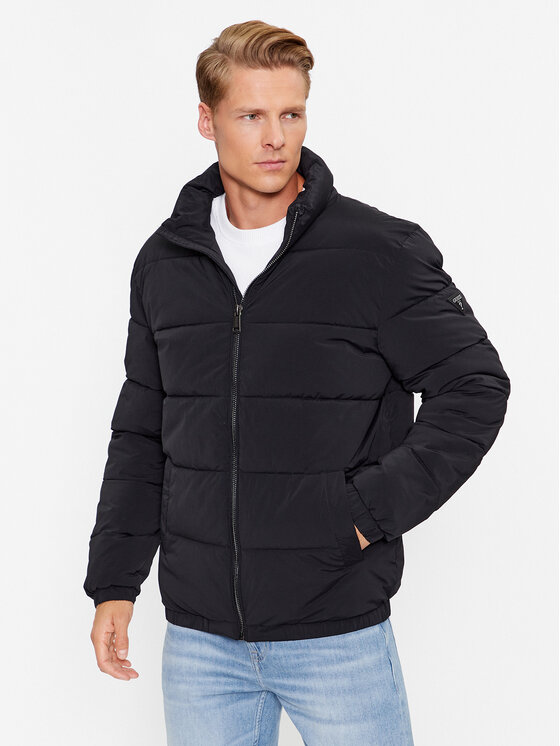 Guess Guess Ziemas jaka M3BL18 WFOU2 Melns Regular Fit